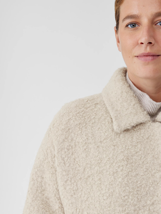 Alpaca Boucle Classic Collar Coat