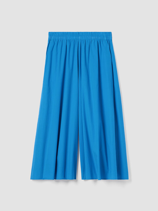 Washed Organic Cotton Poplin Skirt Pant