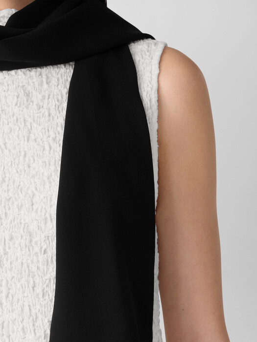 Silk Georgette Crepe Scarf