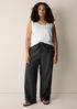 Airy Organic Cotton Twill Full-Length Straight Pant