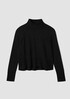 Merino Jersey Turtleneck Top in Regenerative Wool