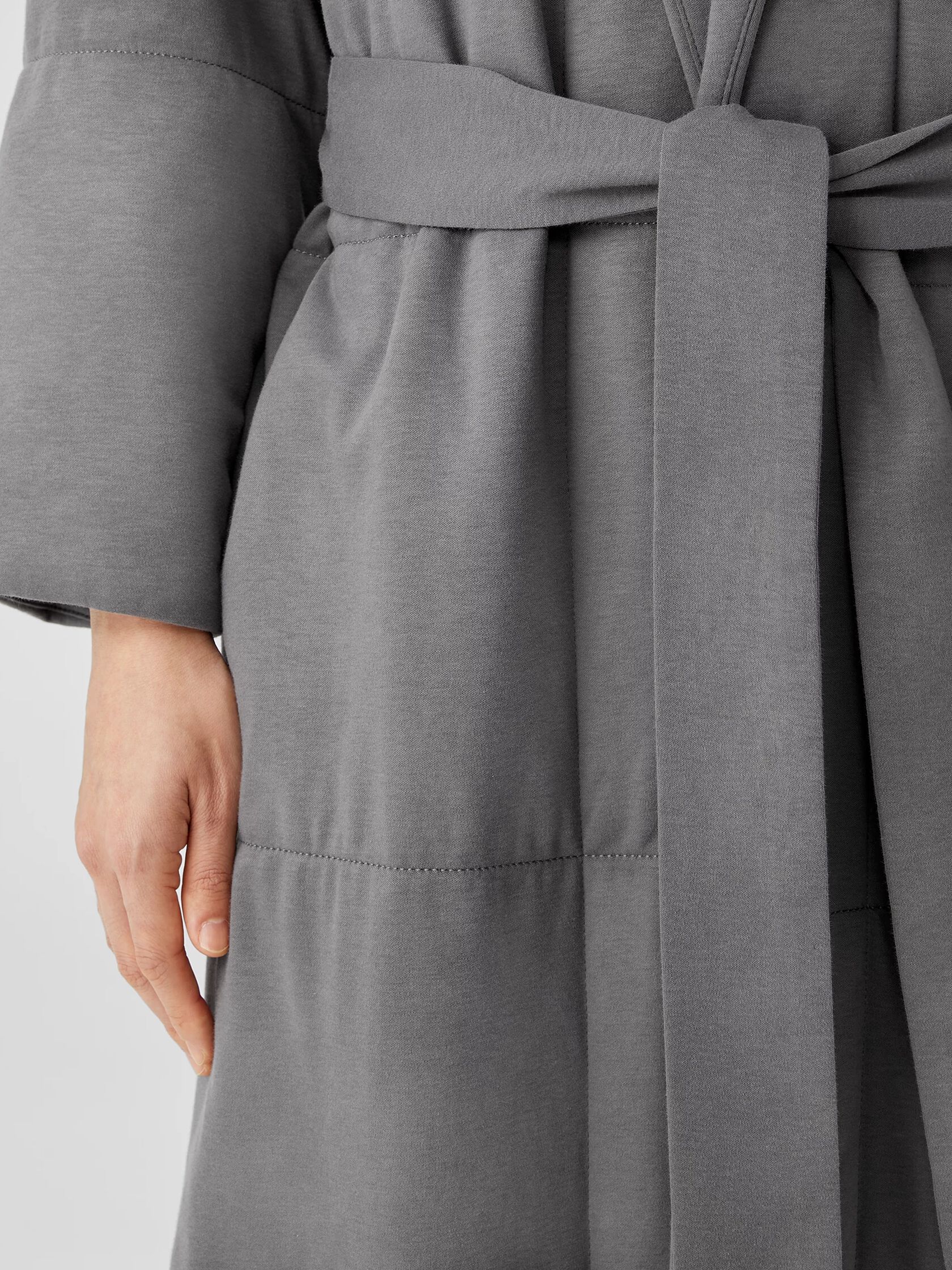 Organic Cotton Cozy Interlock Quilted Robe