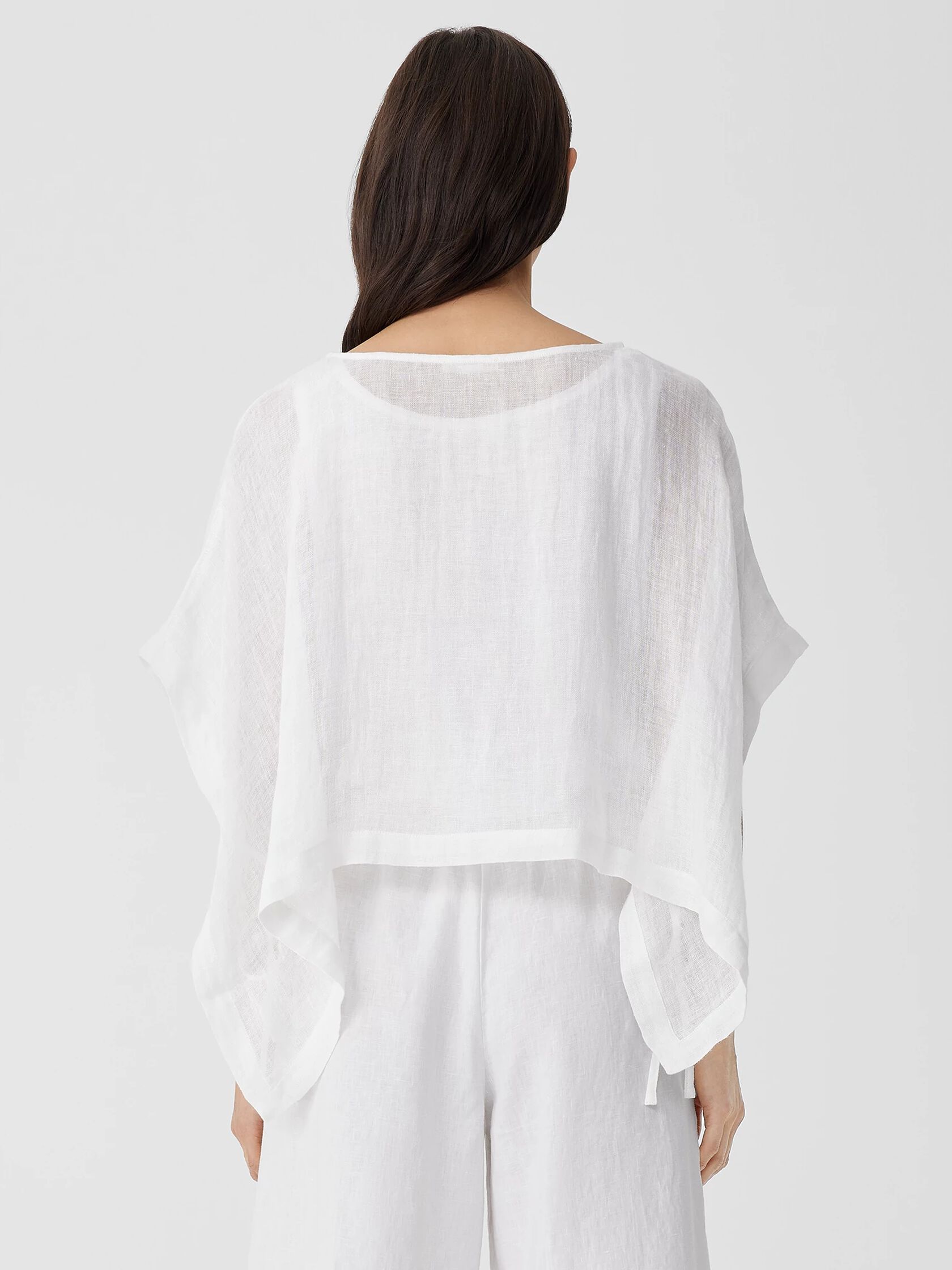 Linen Gauze Poncho