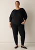 Cozy Brushed Terry Hug High-Waisted Leggings