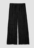 Crushed Silk Wide-Leg Pant