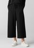 Pima Cotton Stretch Jersey Wide-Leg Pant