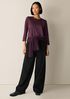 Organic Pima Cotton Jersey 3/4-Sleeve Tee