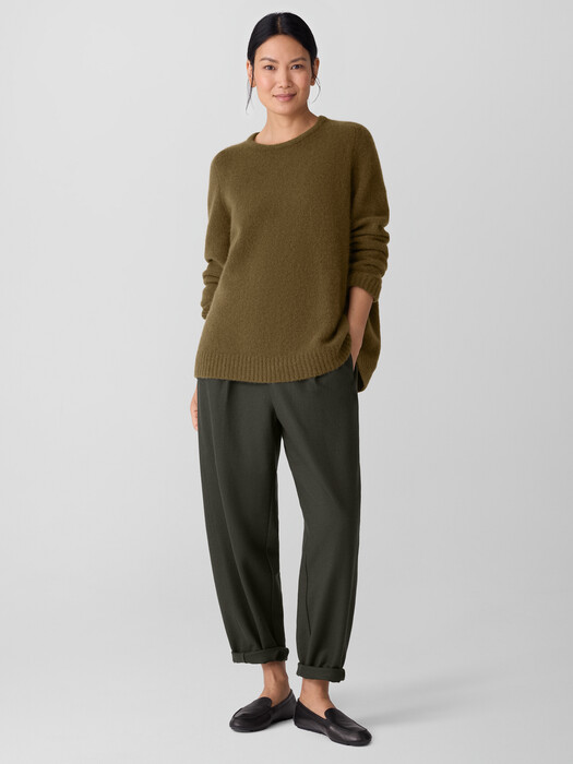 Felted Wool Jersey Lantern Pant in Regenerative Wool