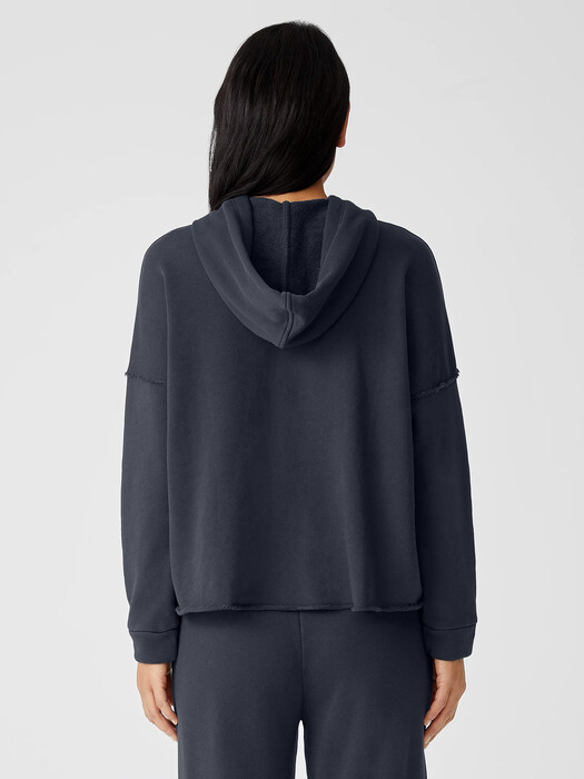 Organic Cotton French Terry Hooded Top