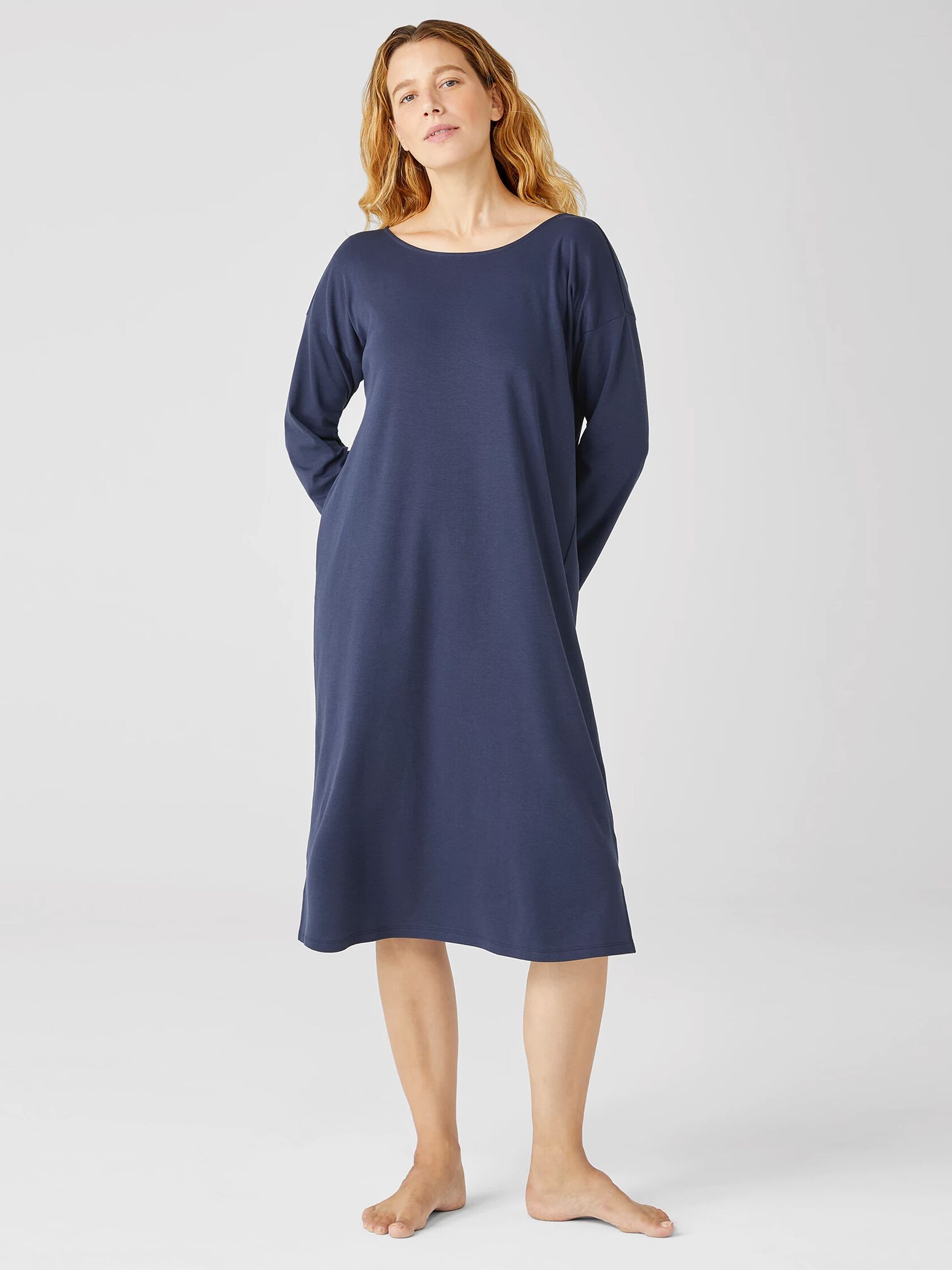 Cozy Organic Cotton Interlock Dress