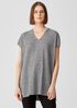 Organic Linen Cotton Twist V-Neck Top