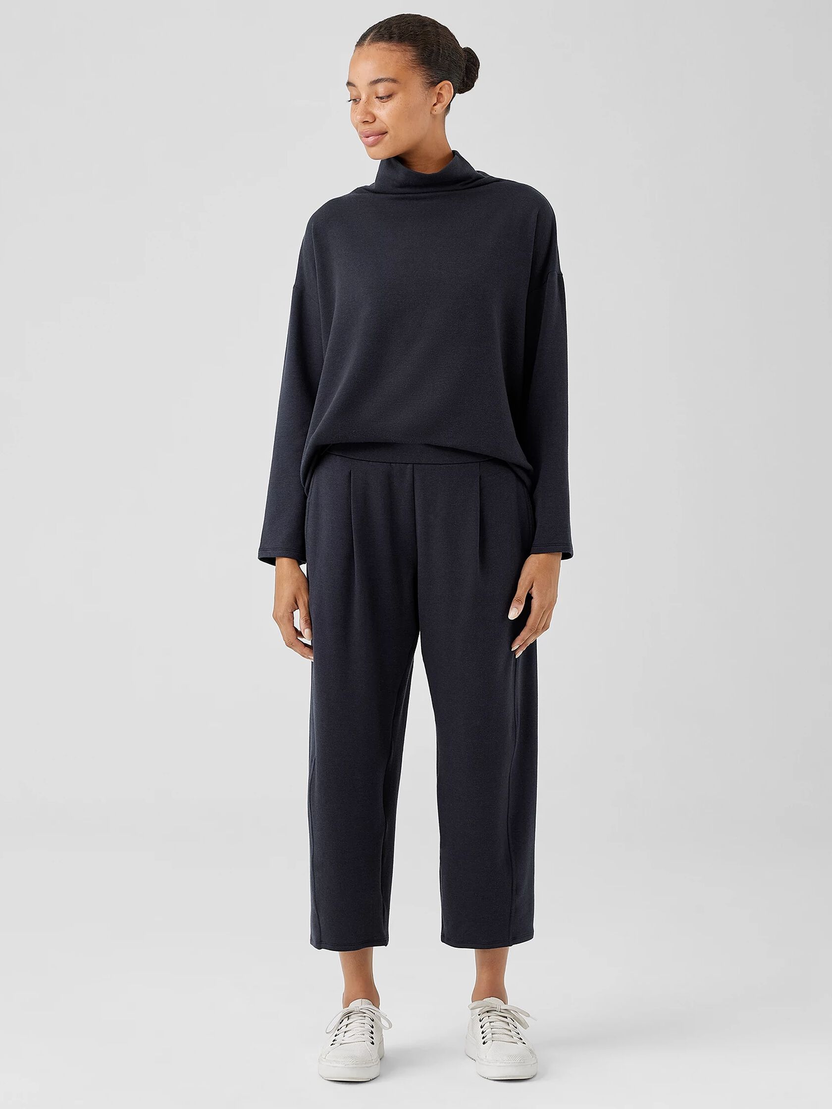 Cozy Brushed Terry Hug Lantern Pant