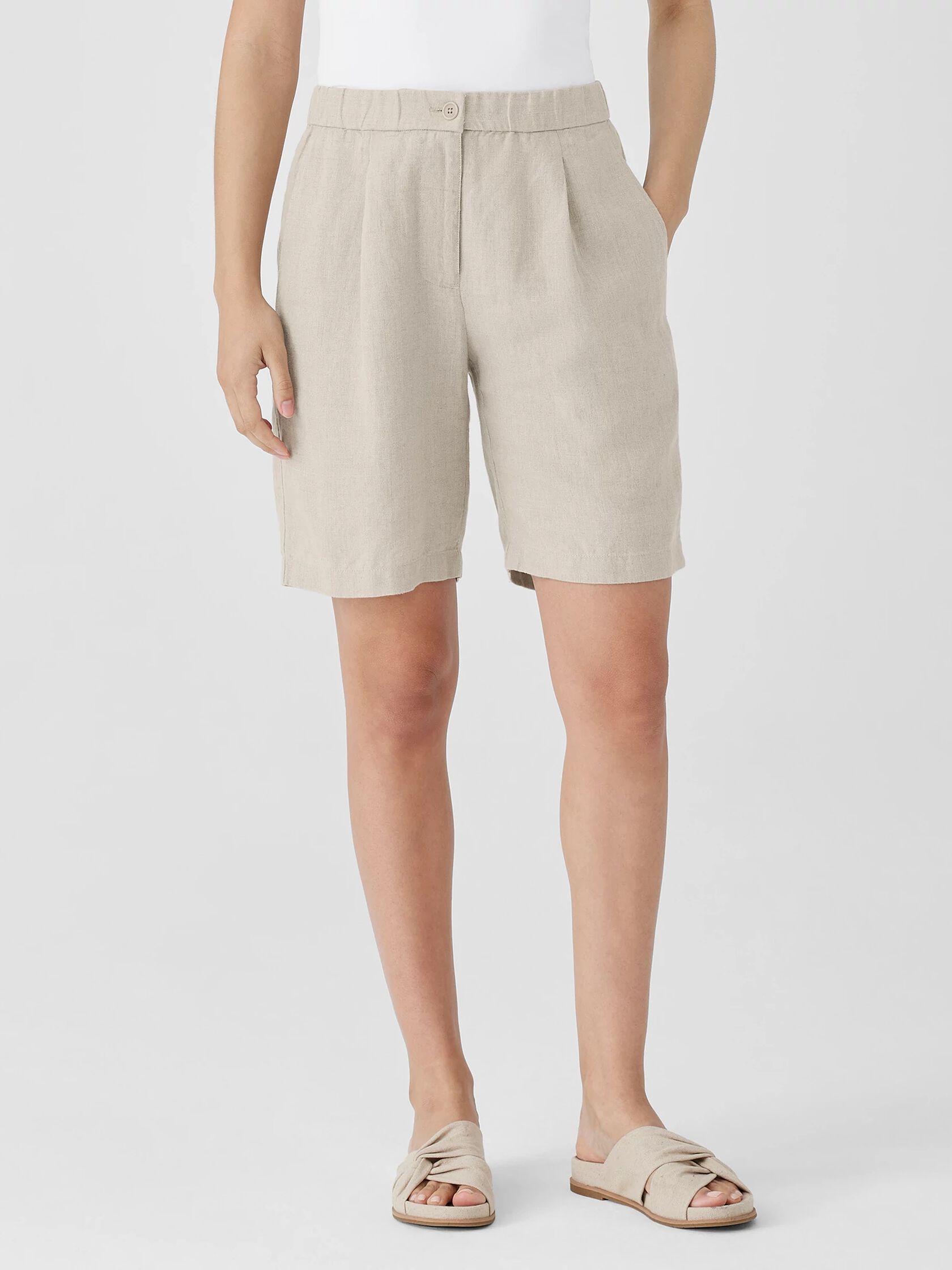 Organic Linen Shorts