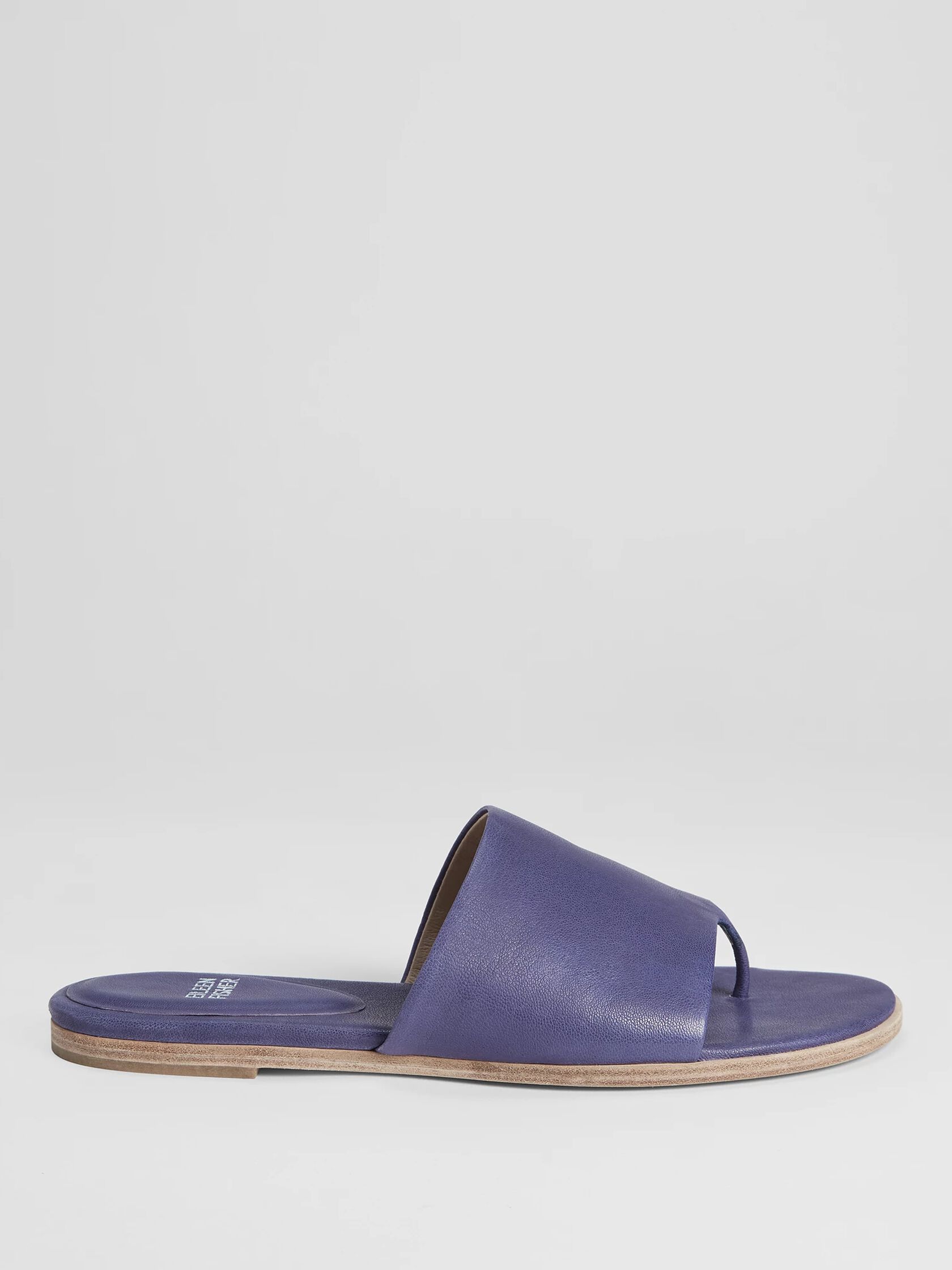 Edge Leather Slide Sandal