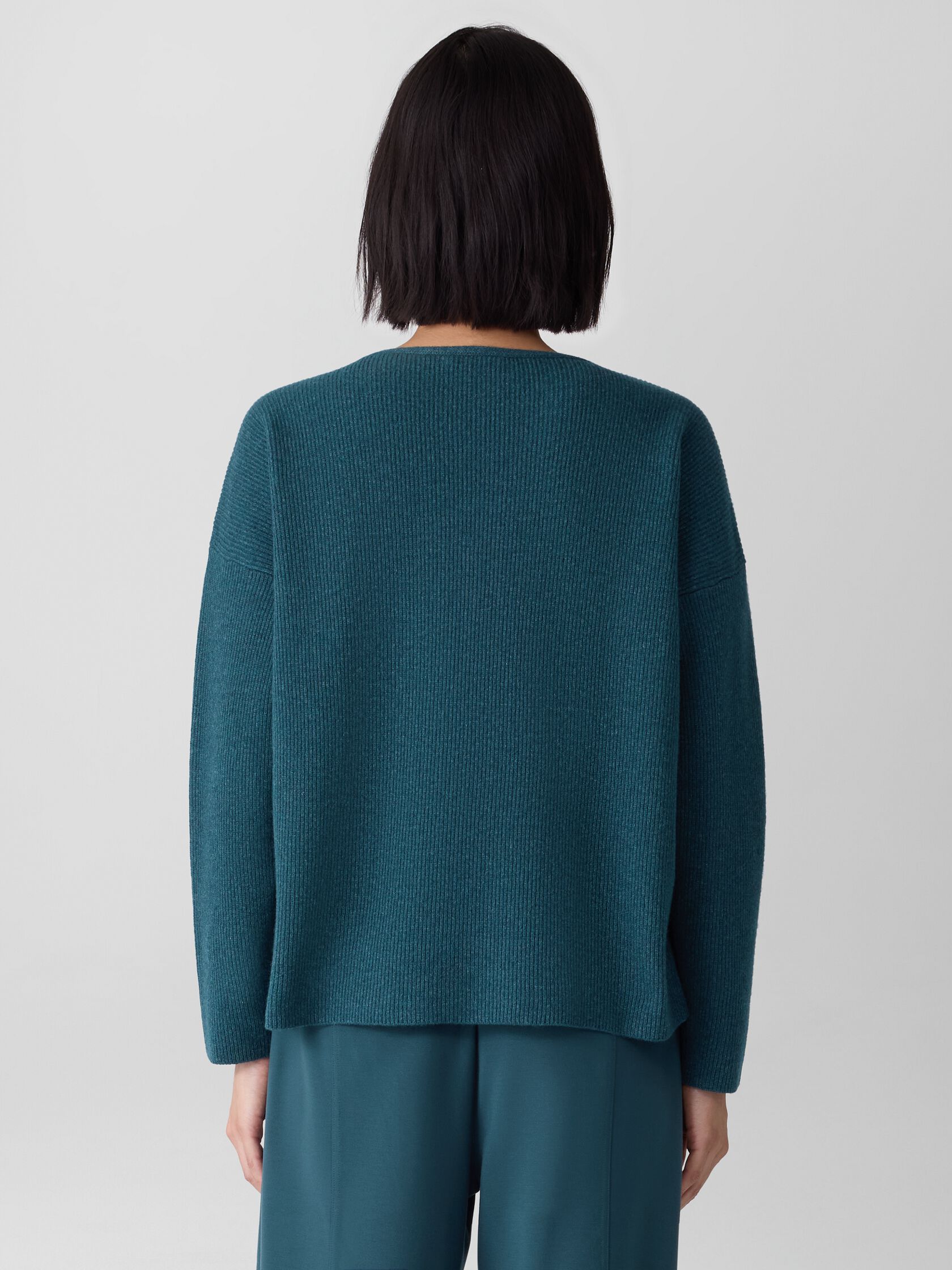 Italian Cashmere V-Neck Top