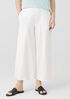 Pima Cotton Stretch Jersey Wide-Leg Pant