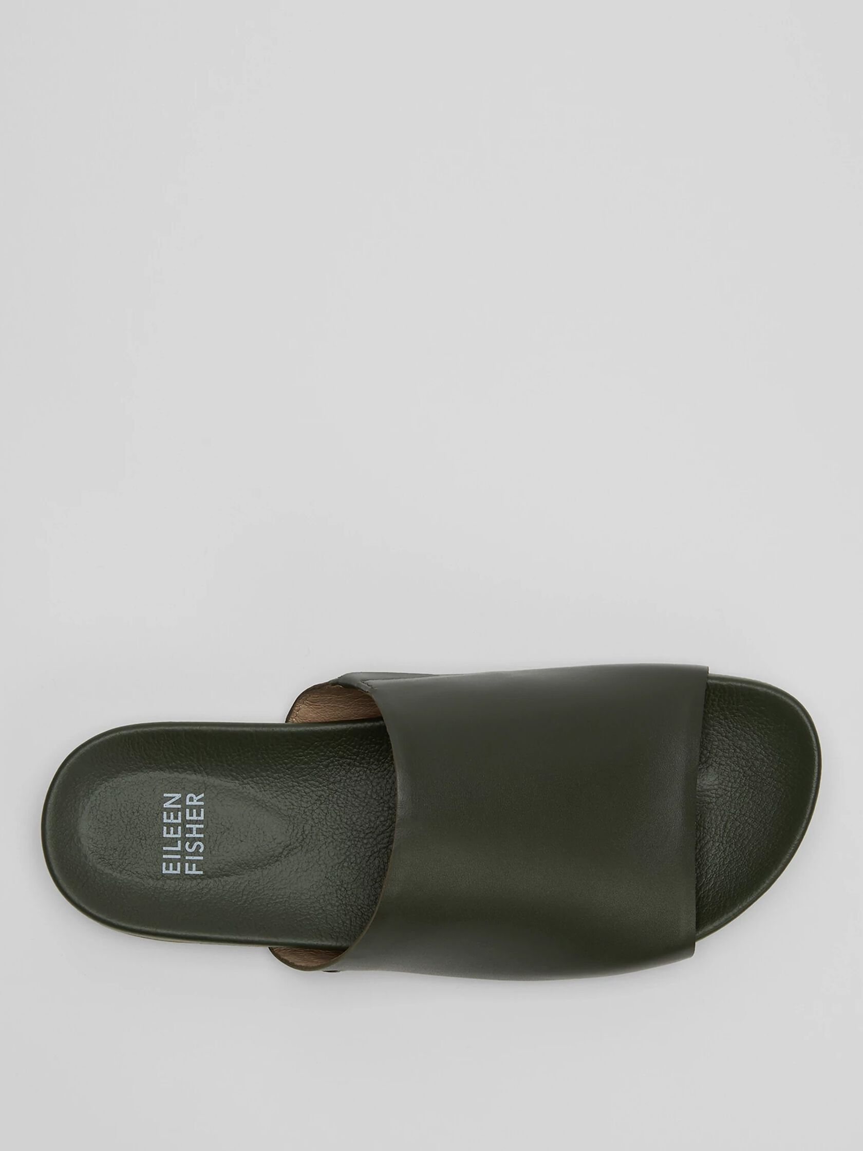 Mask Nappa Leather Slide Sandal
