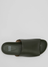 Mask Nappa Leather Slide Sandal