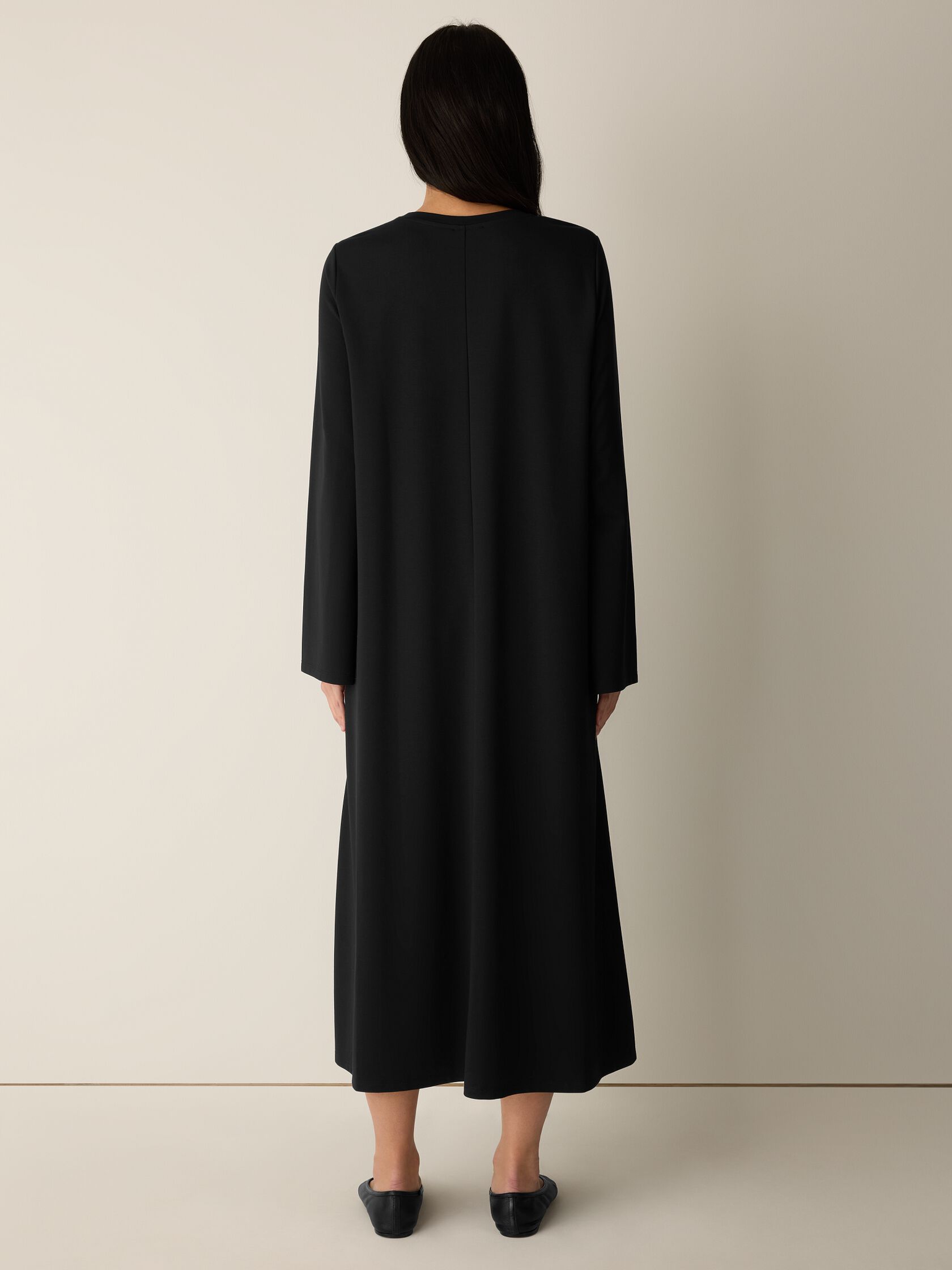 Extra-Fine Ponte Crew Neck Dress