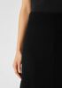 Boiled Wool Jersey A-Line Skirt