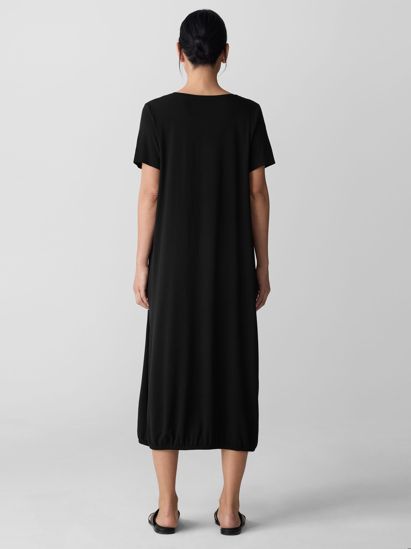 Fine Jersey Lantern Dress