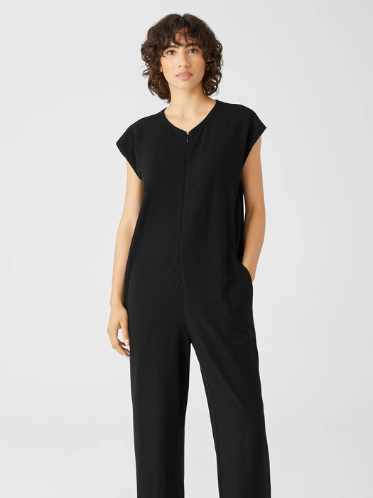 Traceable Cotton Jersey Jumpsuit