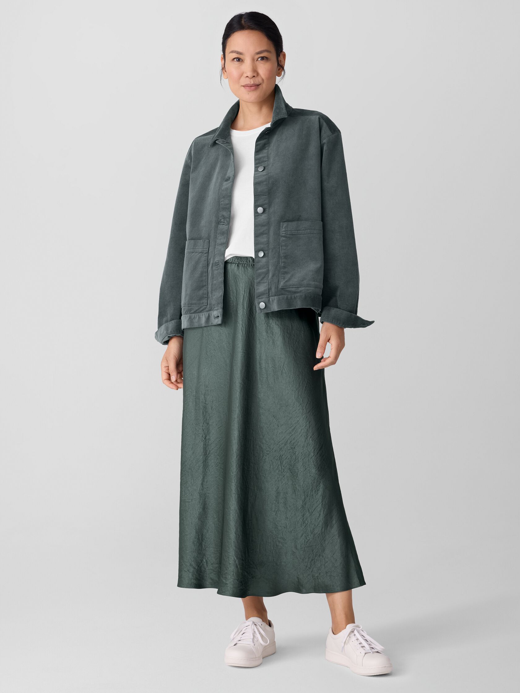 Organic Cotton Stretch Corduroy Jacket