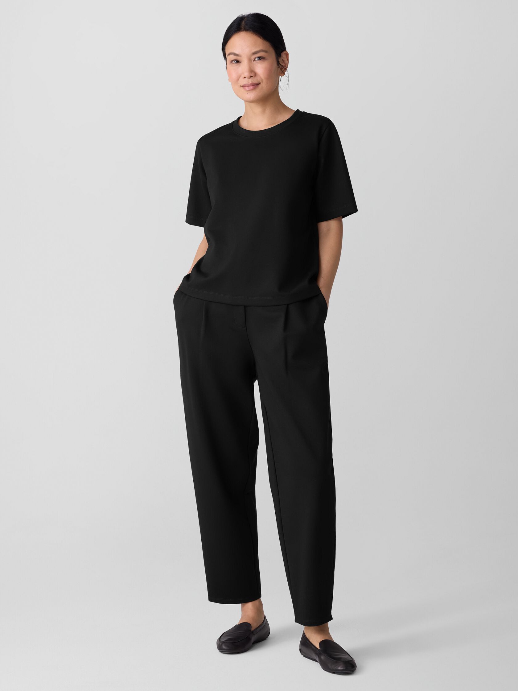 Lightweight Ponte Lantern Trouser Pant