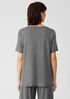 Fine Jersey Elbow-Sleeve Top