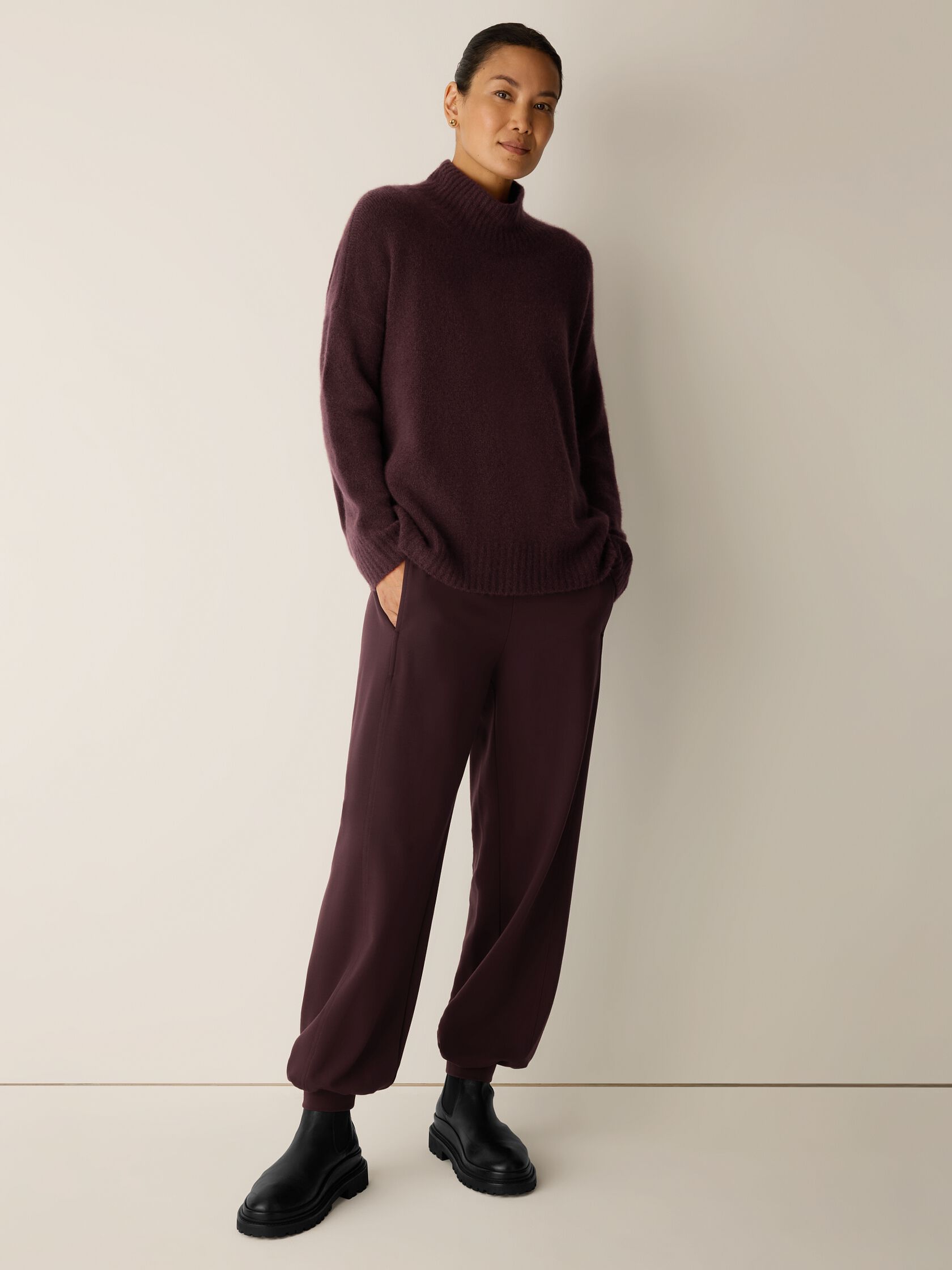 Cashmere Silk Bliss Turtleneck Top