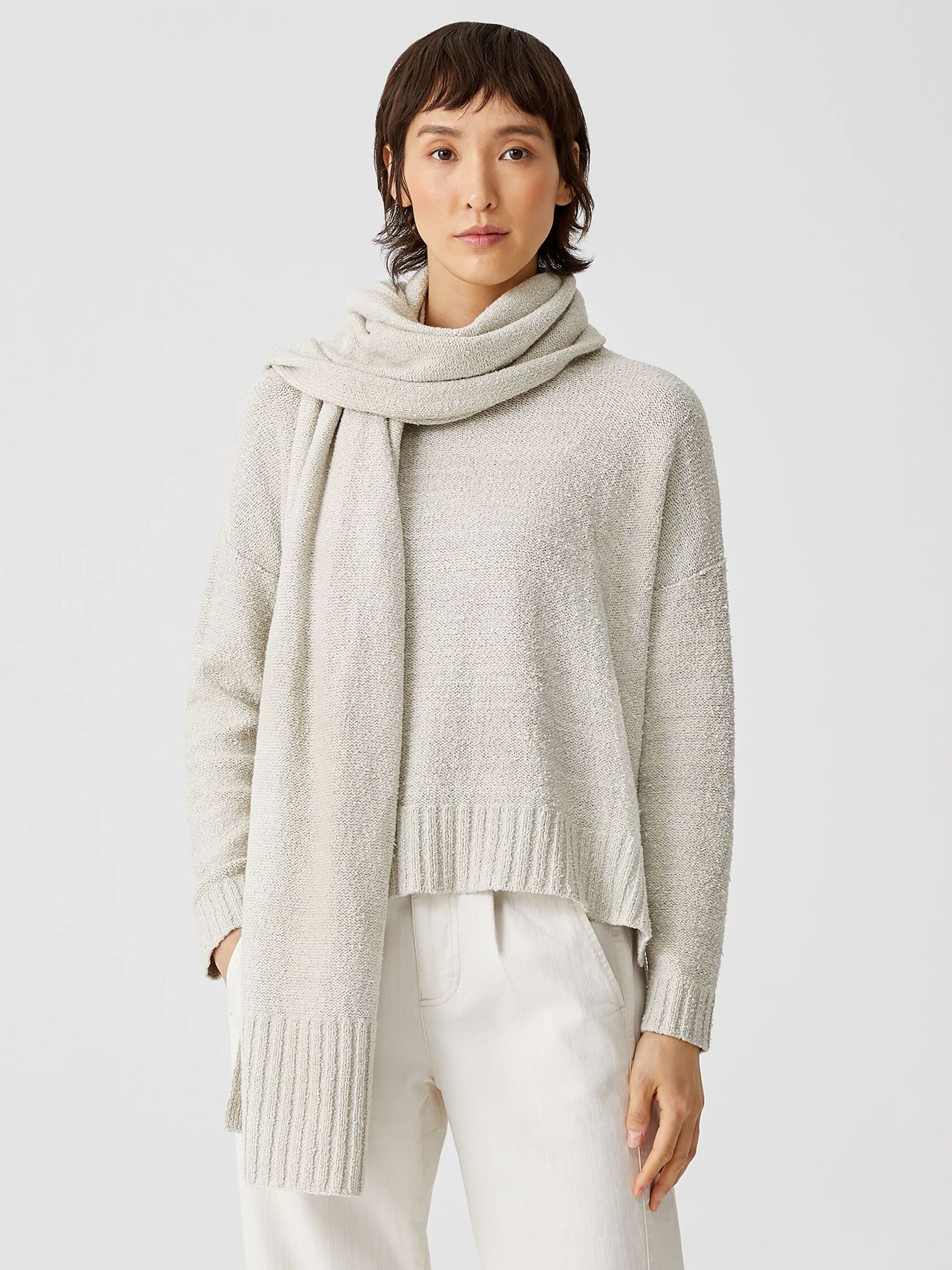 Peruvian Organic Cotton Boucle Wrap