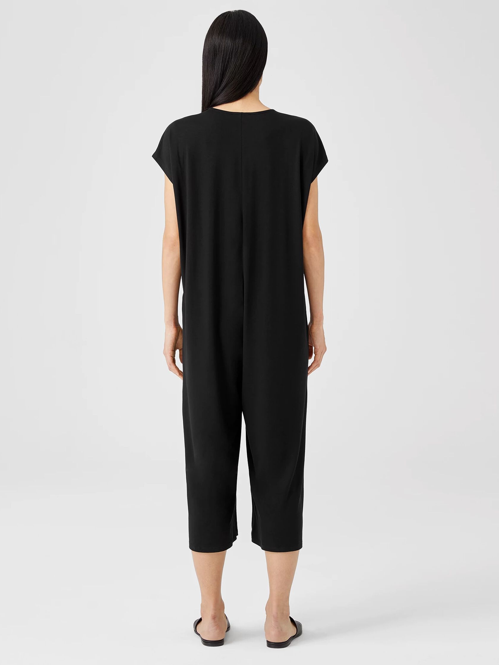 Fine Jersey Wide-Leg Jumpsuit