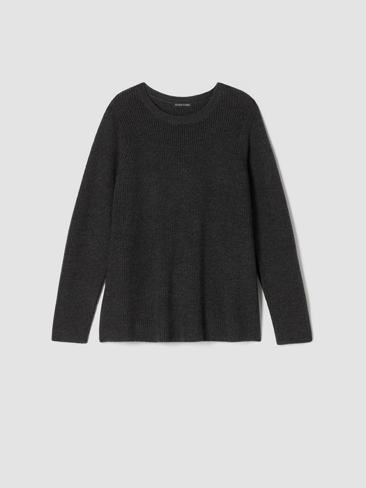 Merino Crew Neck Top in Responsible Wool