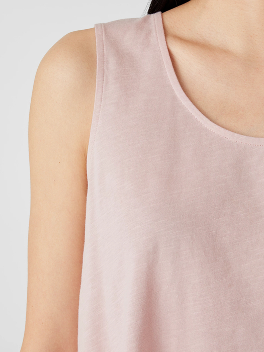 Slubby Organic Cotton Scoop Neck Sleep Tank