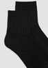 Rib Short Crew Sock