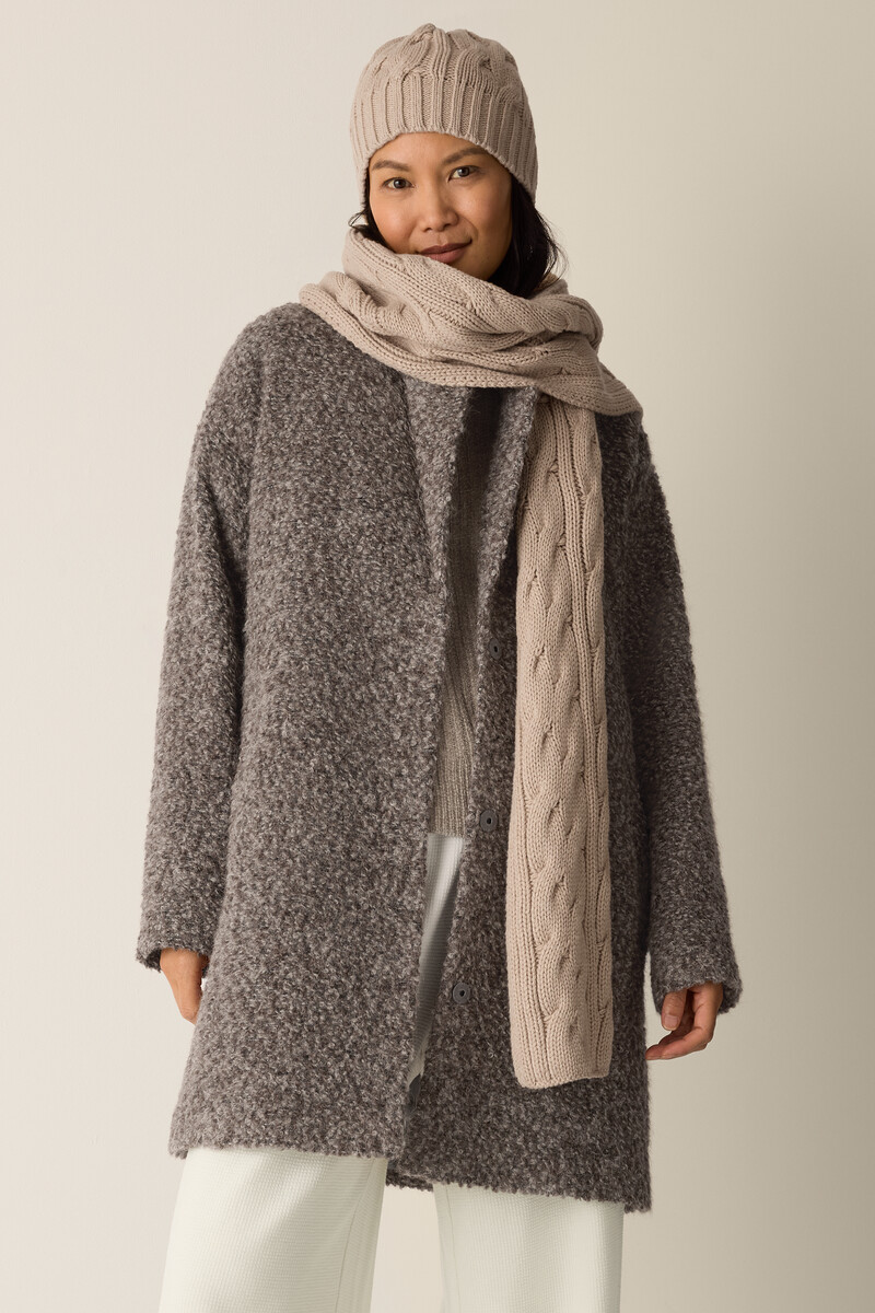 Cotton & Recycled Cashmere Scarf Cotton & Recycled Cashmere Scarf