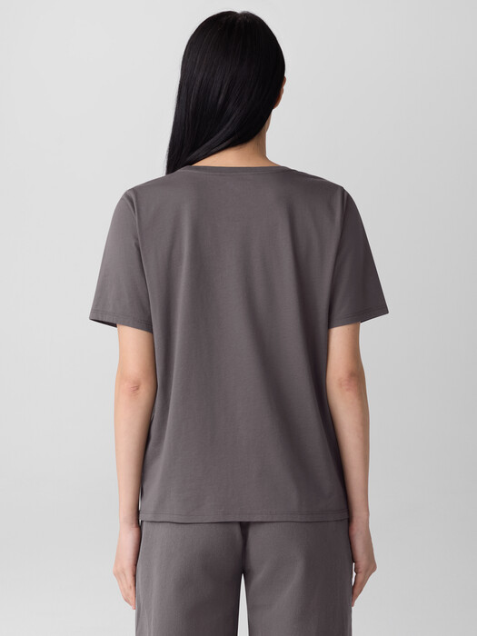 Organic Pima Cotton Jersey Round Neck Tee