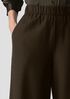 Felted Wool Jersey Wide-Leg Pant in Regenerative Wool