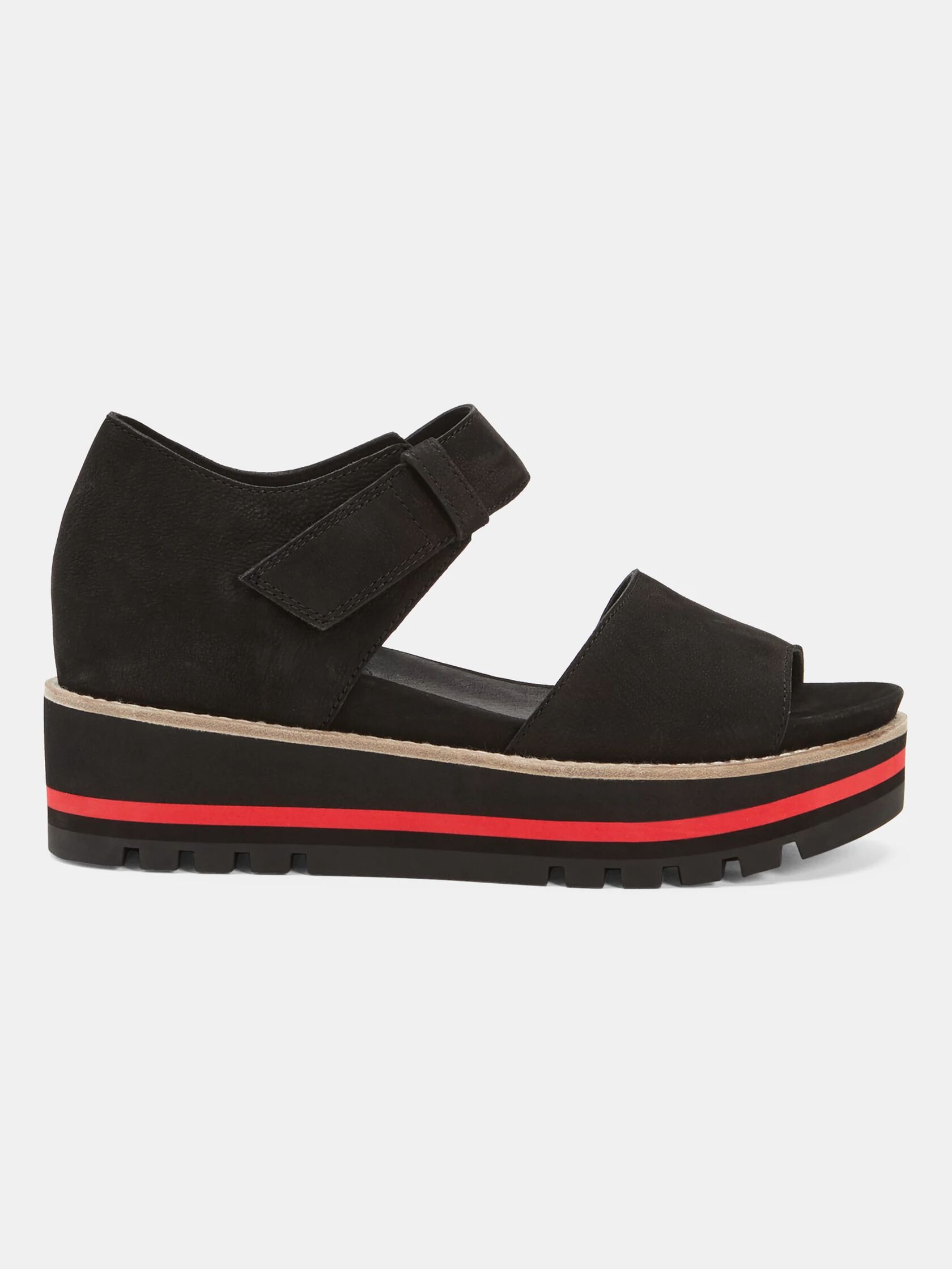 Luella Tumbled Nubuck Wedge Sandal