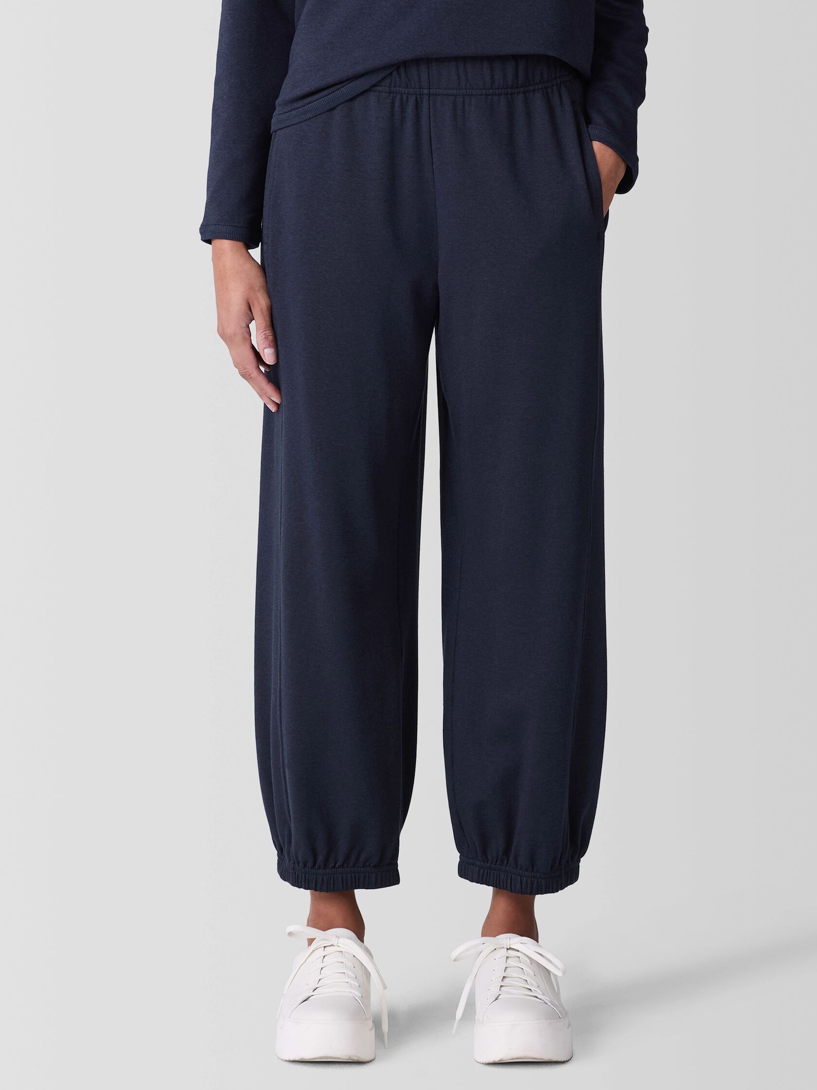 Cozy Brushed Terry Hug Lantern Jogger Pant