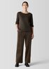 Peruvian Cotton Blend Bateau Neck Top