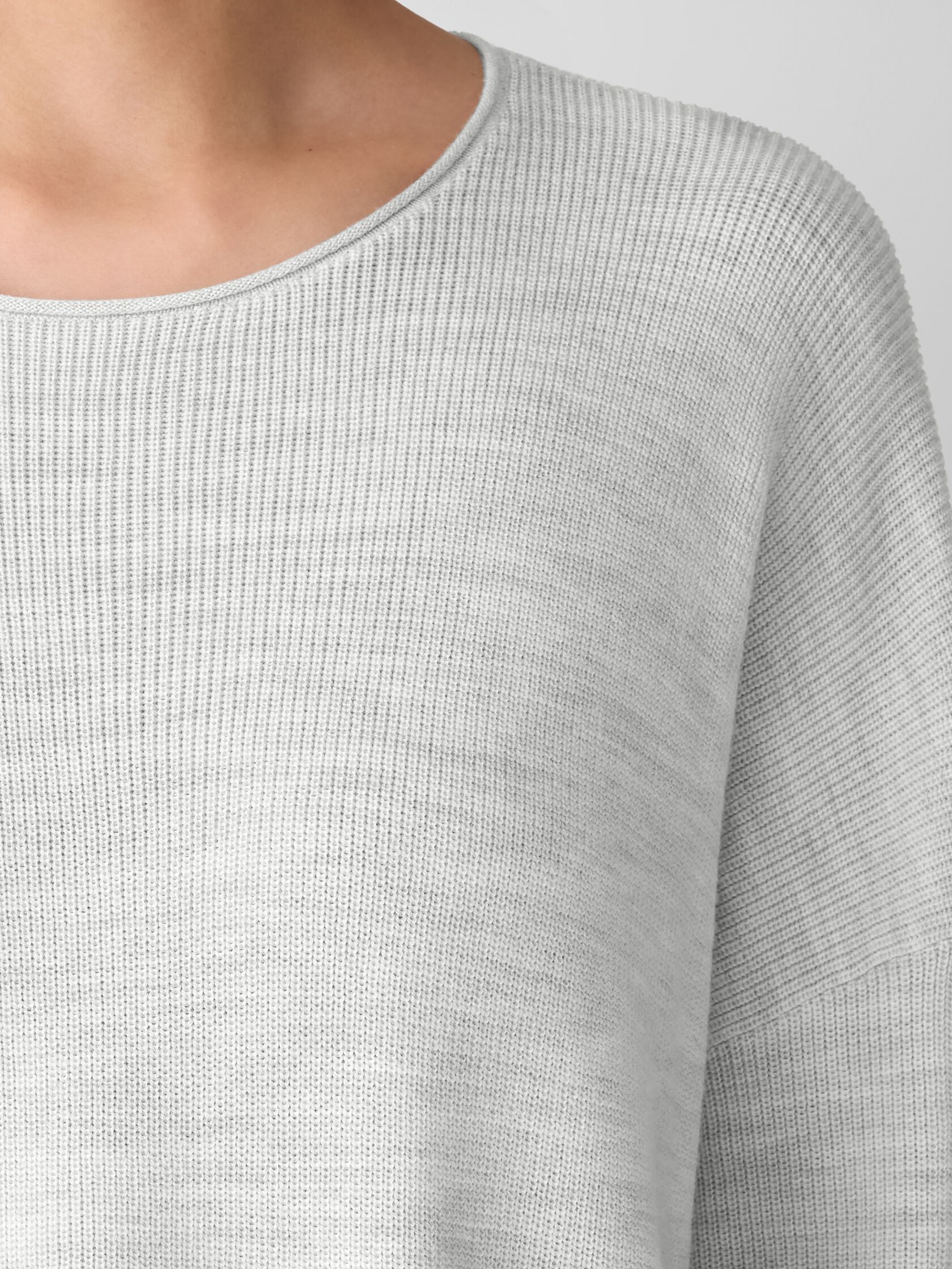 Merino Crew Neck Top in Regenerative Wool