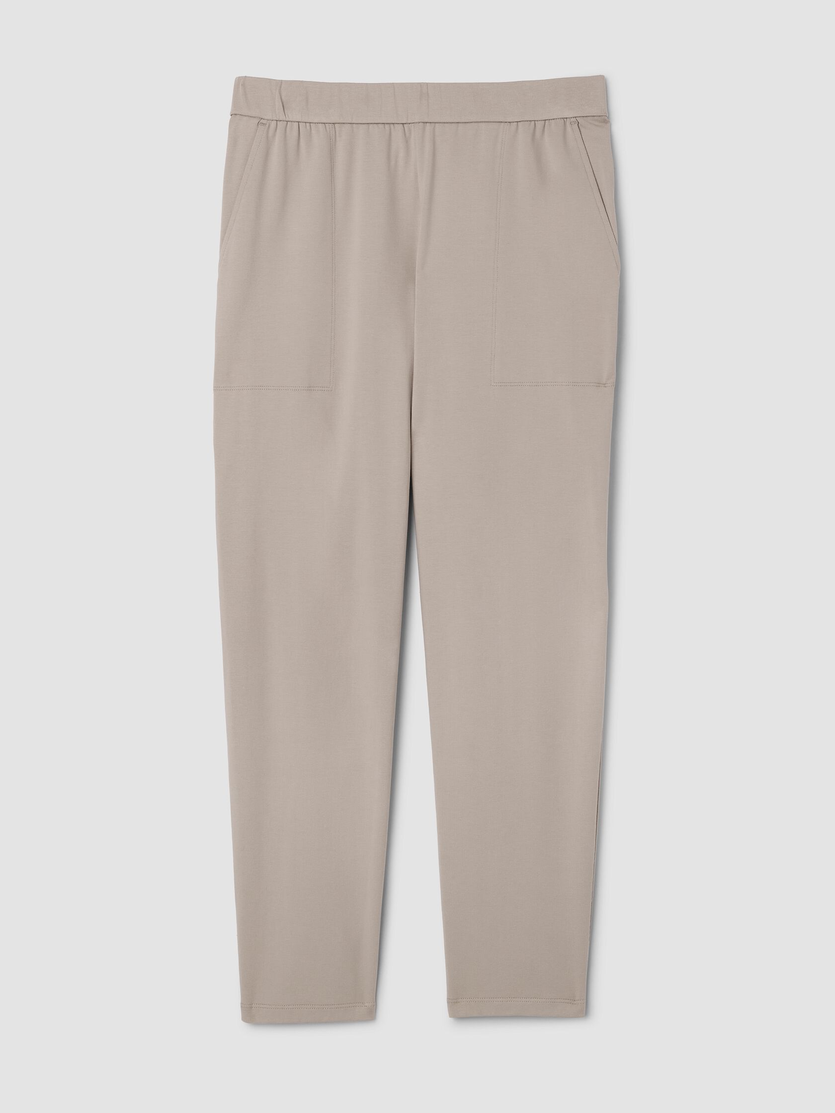 Pima Cotton Stretch Jersey Tapered Pant