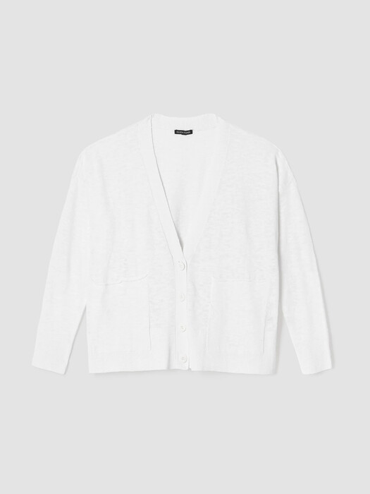 Organic Linen Cotton Slub Cardigan