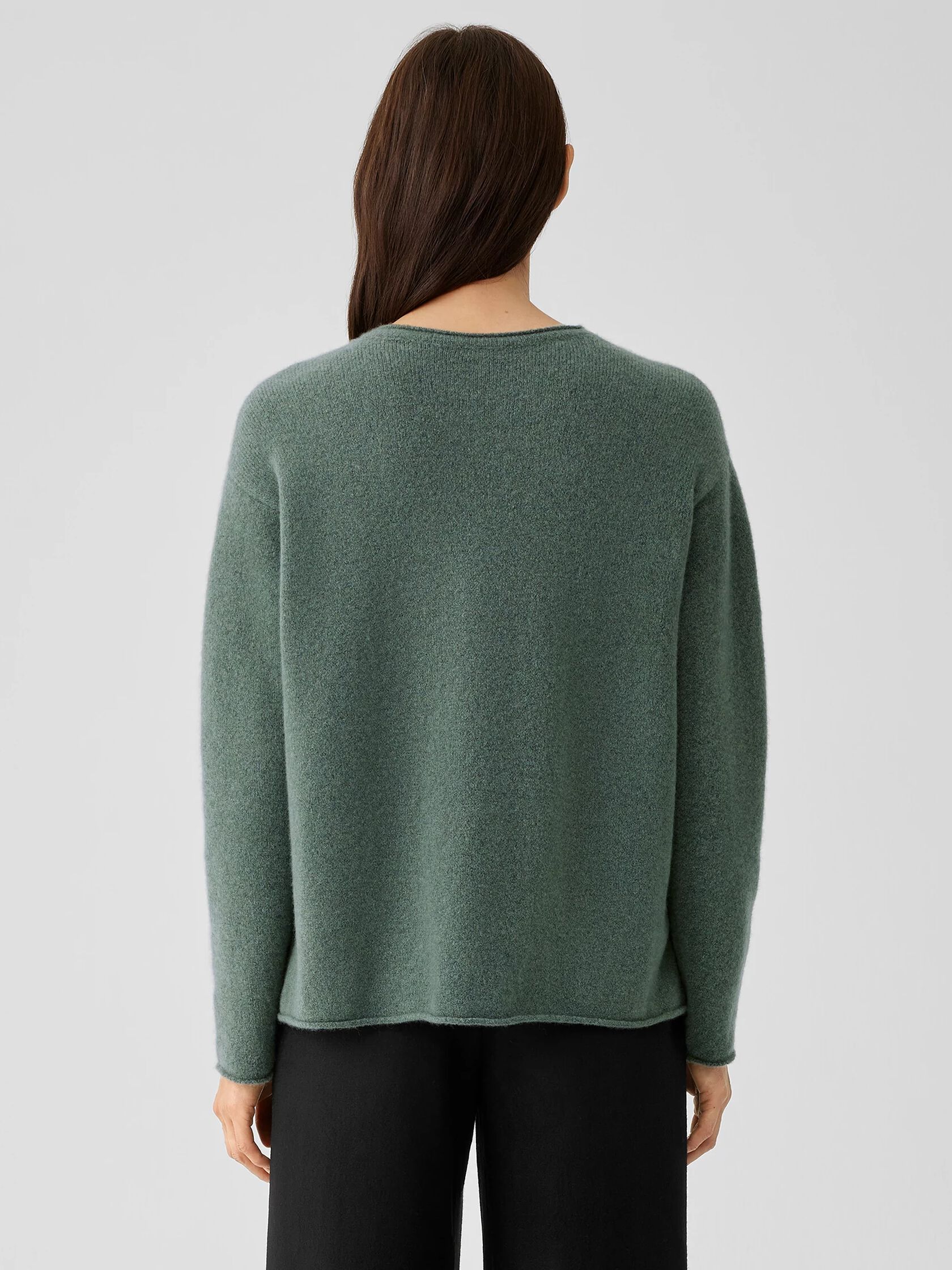 Cashmere Silk Bliss Crew Neck Top