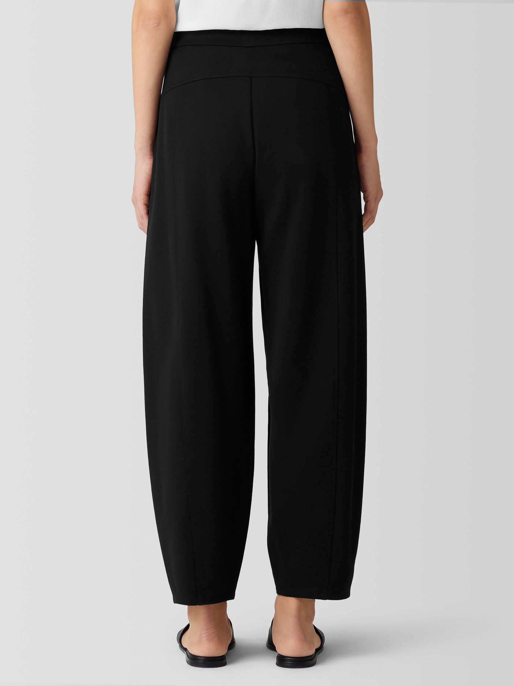 Washable Flex Ponte Curved Lantern Pant