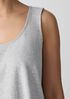 Mélange Organic Cotton Interlock U-Neck Sleep Tank