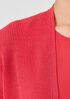 Organic Linen Cotton Airy Tuck Cropped Cardigan