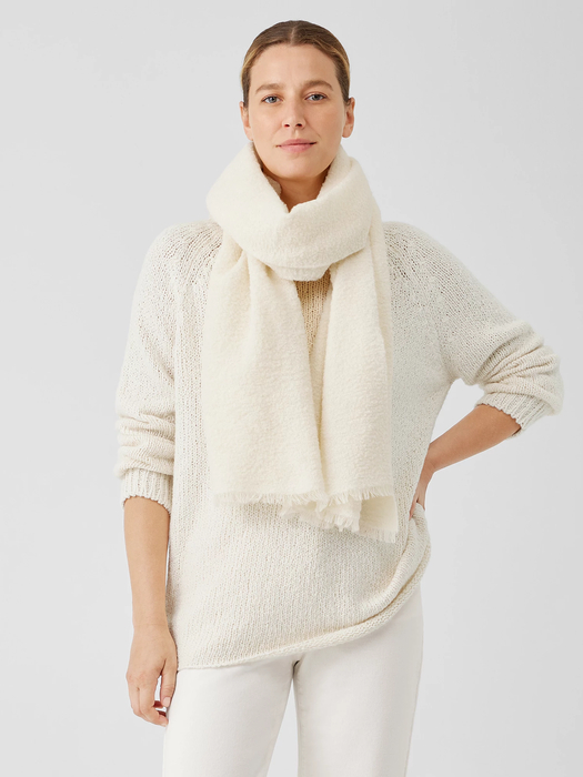 Fluffy Boucle Scarf