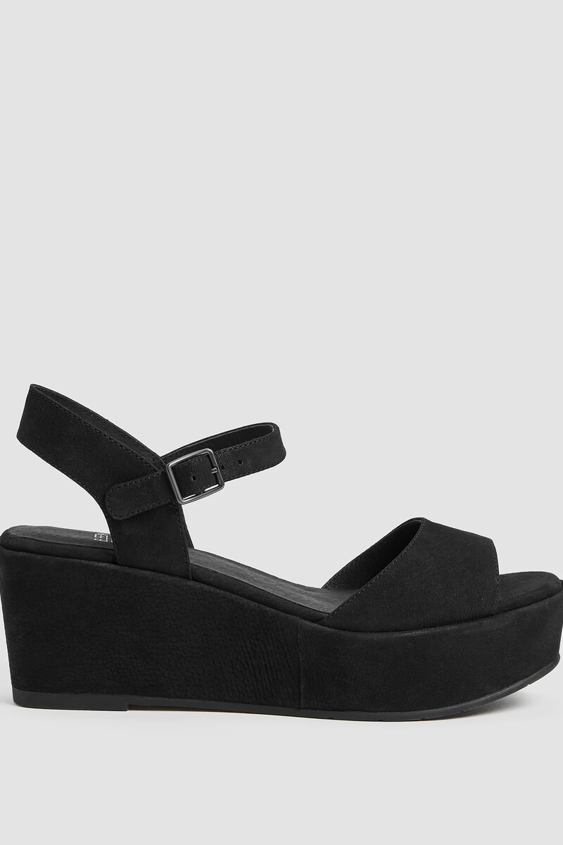 Mime Tumbled Nubuck Platform Sandal Mime Tumbled Nubuck Platform Sandal